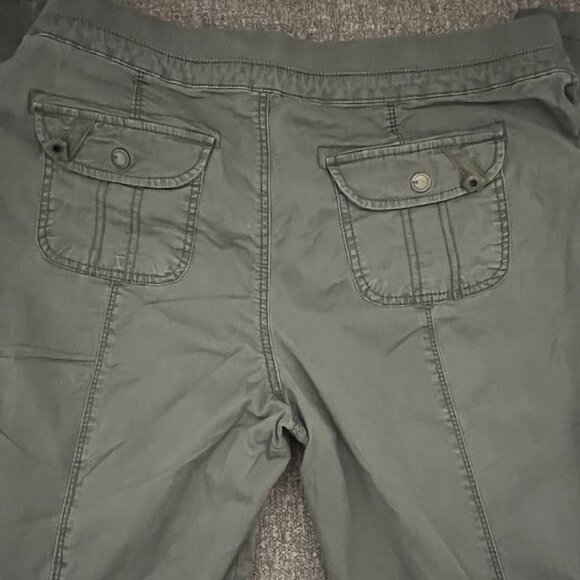 Natural Reflections Olive Green Camper Cargo Pants Size 8 - Picture 14 of 15